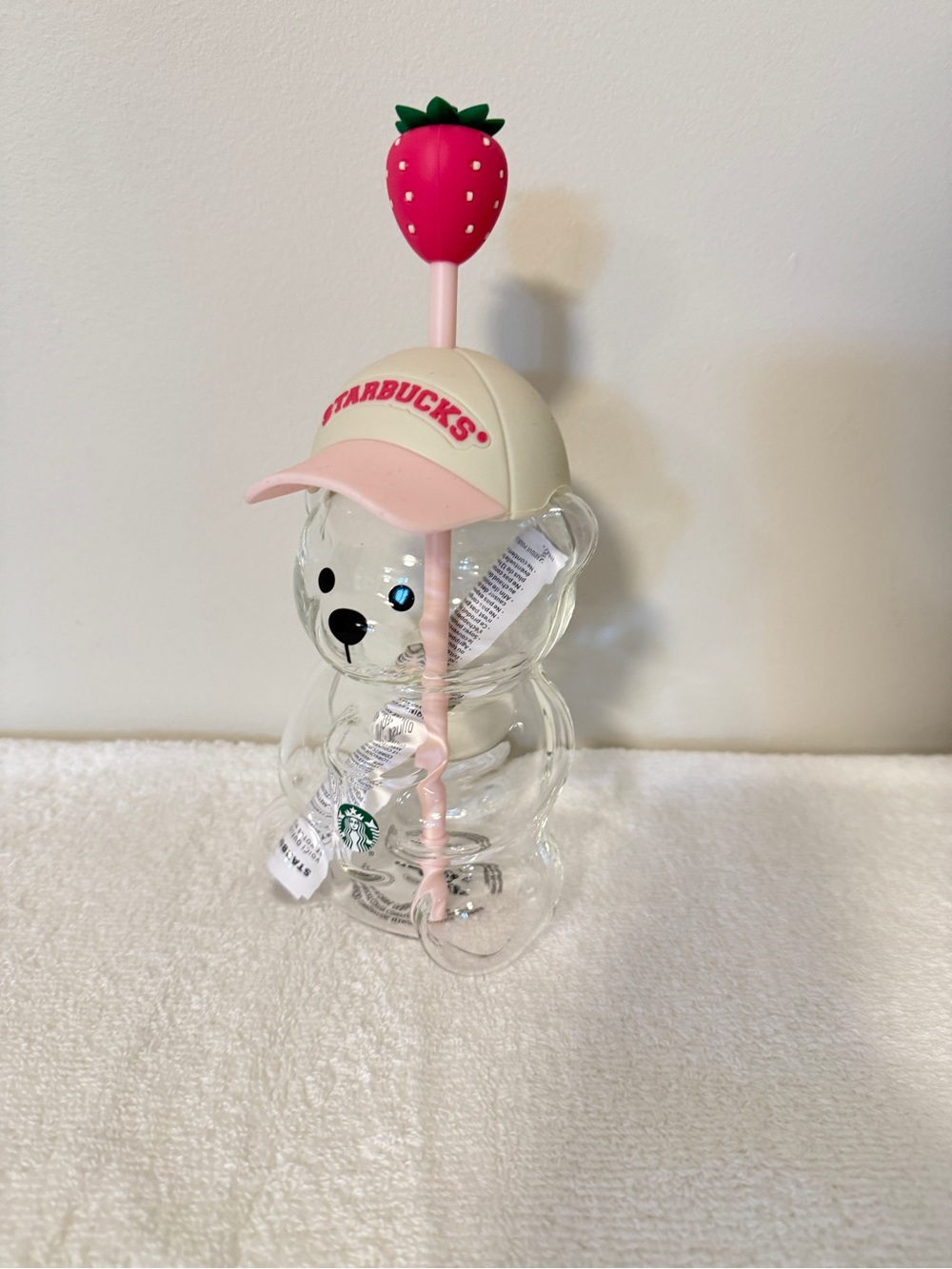 Starbucks Pink Strawberry Bear Cup